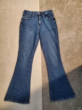 Women’s Dark Blue Flared Jeans